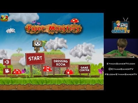 Ethan plays Paper Monsters!