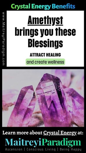 Amethyst brings you these blessings... #amethyst #crystalhealing #crystalbenefits