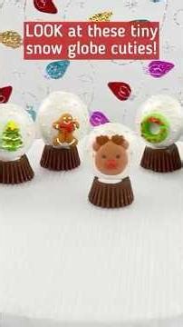 Tiny Snow Globe Treats Made With Nilla Wafers ❄️ The Cutest Holiday Snack Ever