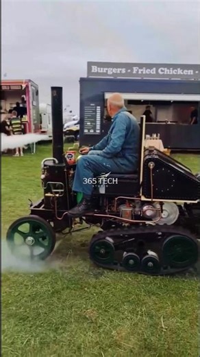 Mini Tractor with Real Steam Power 🚜💨 #shorts