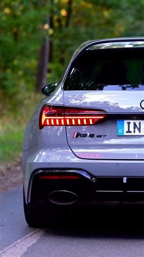 EXCLUSIVE RARE BEAST: Audi RS6 GT Dynamic Tail Lights! 🇩🇪🔥 #shorts