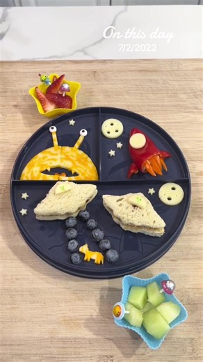 Space Themed Lunch Ideas for Kids on World UFO Day