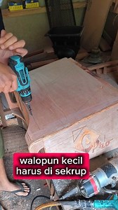 Proses sekrup box linearray 8inch | GTOC Audio