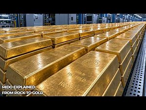 How Hard Is It To Make Pure Gold Bar From Rock - Inside Complex Gold Mining Process