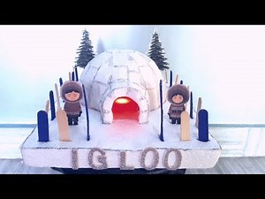 IGLOO model for school competition/ project/activity using waste materials