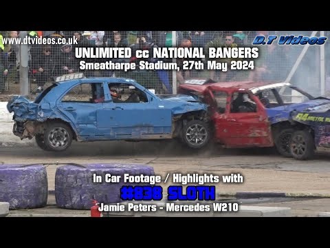 Sloth 838 @ Smeatharpe 27 May 2024 | Banger Racing | Highlights