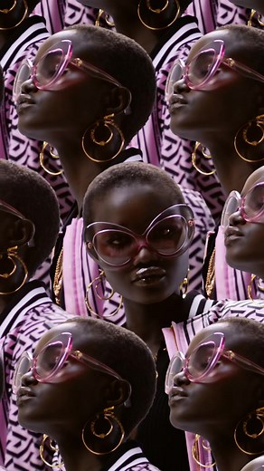 Step into Medusa’s gaze 👁 the #VersaceResort22 collection travels to a trippy world of color and pattern in a hit of optimism.