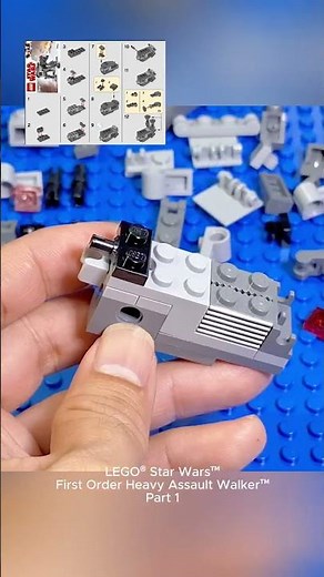 Speed Build (1) - First Order Heavy Assault Walker™ #lego #legospeedbuild #legobuild #shorts