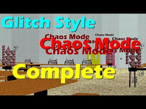 Baldi's Basics Glitch Style Chaos Mode Complete!!