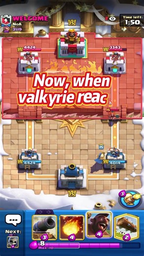 How to counter valkyrie with hog rider!