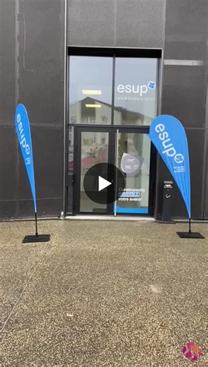 #esup #angers #marquage #ecole #formation #personnalisation #atelier #savoirfaire #installation #design #marquagefrance #onvavousmarquer | ID PUB