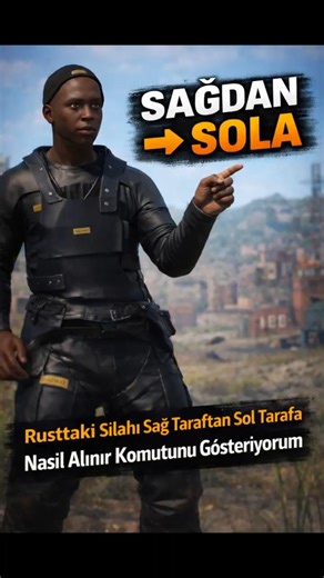 Rustta Silahı Sağdan Sola Alma Nasıl Yapılır? Bütün Komutu Detaylı Anlattım#rust #shorts #shortvideo