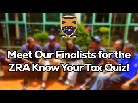 Before the Finals: The ZCAS University Know Your Tax Quiz Team 2026