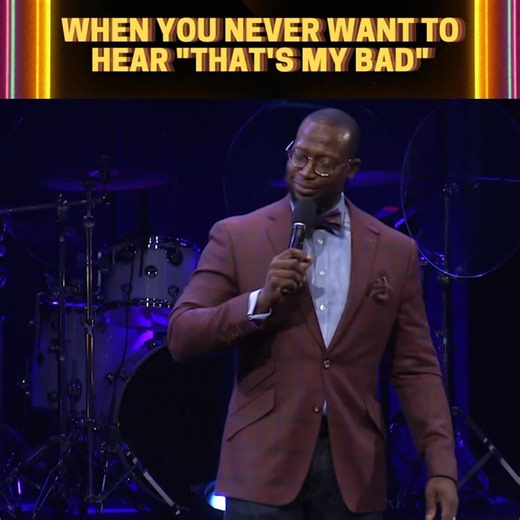 When you never want to hear “that’s my bad”… 🎟️Tickets and tour dates for the Big Dad Energy tour at mikegoodwin.com | Comedian Mike Goodwin