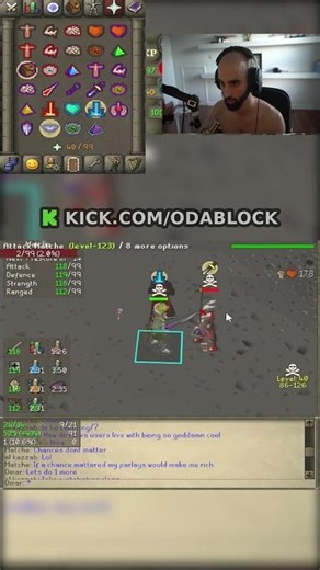 Odablock's No F-Keys Rampage: Double Kill Domination in OSRS PK!