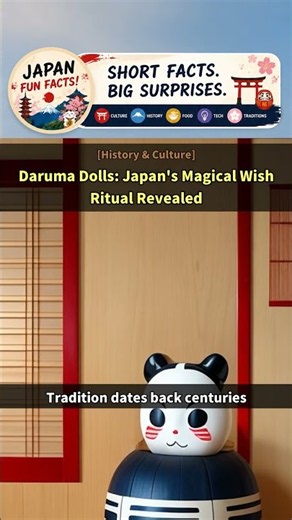 [Japan Facts] Daruma Dolls: Japan's Magical Wish Ritual Revealed