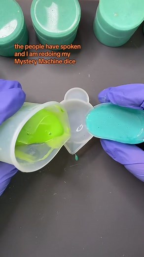 Scooby Doo Dice Making | Handmade DnD Dice