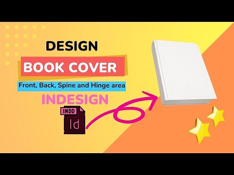 Design book cover in indesign | How to design front, back, spine and hinge area of book cover