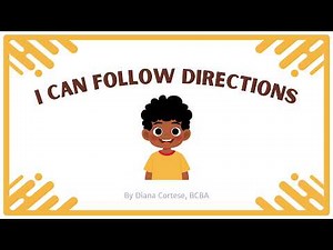 Following Directions Social Story For Kids (Autism ADHD PDA)