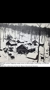 ❄️Snowy Logging Camp Scene - Elk County, PA | Lumber Heritage Region of Pennsylvania, Inc.
