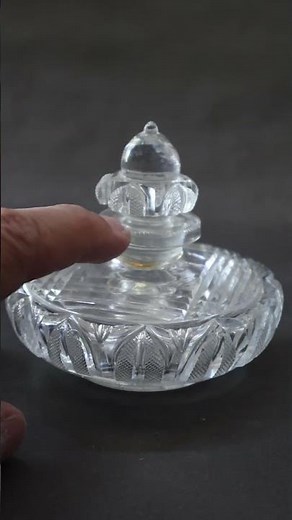 Antique Glass Bottle - Heavily Cut Perfume Bottle, circa.1840s.