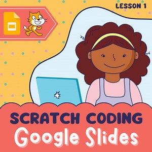 Introduction to block based computer coding/programming in Scratch Google Slides