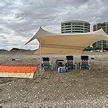 Neso Gigante Portable Beach Tent Sun Shelter - Lightweight Beach Shade Canopy - Easy Setup for Family Outings - Patented Reinforced Corners - UPF 50+ Sun Protection - 8ft Tall, 11 x 11ft - Seafoam