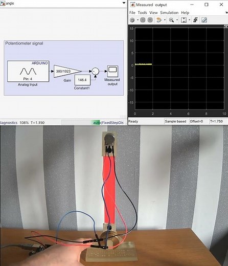 Free Response of a Pendulum System (Data Capture using Simulink)