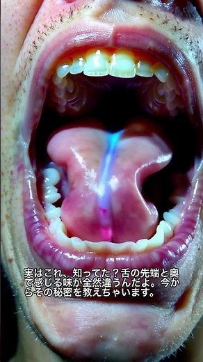 舌の味覚は場所で違う？実験してみた #Shorts