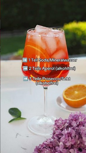 Alkoholfreier Aperol Spritz