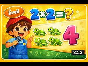 🔢 Easy 2 Times Table! Learn Multiplications for Kids