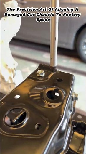 The Precision Art Of Aligning A Damaged Car Chassis To Factory Specs