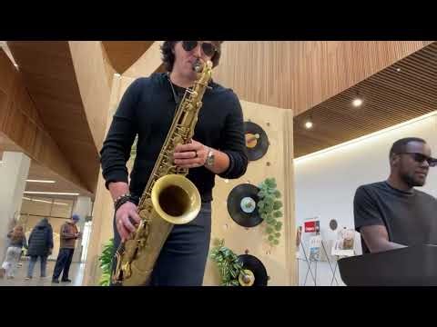 Mitch P on Sax at the Calgary Library filmed October 2025