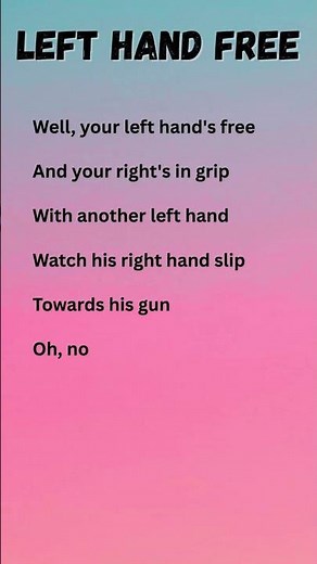 Alt-J - Left Hand Free (Lyrics)