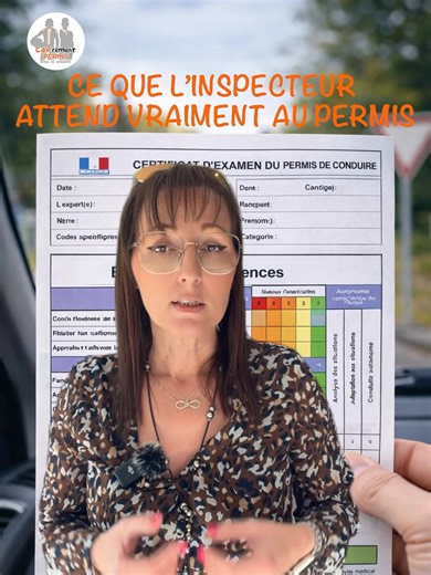 🚗 Ce que les inspecteurs attendent au permis 👉 Maîtriser son véhicule 👉 Appliquer le code de la route (sans couper les trajectoires 👀) 👉 S’adapter aux situations réelles 👉 Anticiper (giratoire = on observe avant, pas après) 👉 Sécuriser ses manœuvres et savoir se reprendre 🎯 Pas besoin d’être parfait, juste autonome, logique et en sécurité. 💬 Le plus dur pour toi le jour J ? #permisdeconduire #autoecole #pourtoiii #fyp #examenpermis #examendeconducir