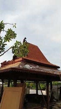 Gili air lombok project 2025 ( pendopo joglo Soko 18 x 18) info wa:083814036252 #joglo #pendopo