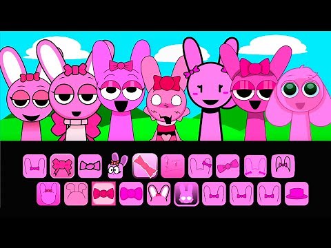 Incredibox Sprunki - Every Pinki Singing Together: Part 2 (Retake, Sprunksters But, Pyramixed)