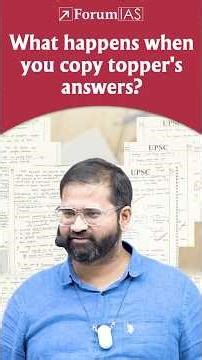 What happens when you copy topper's answers?