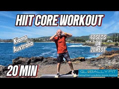 Beachside Burn 🔥 20 Min HIIT Core Workout | Kiama