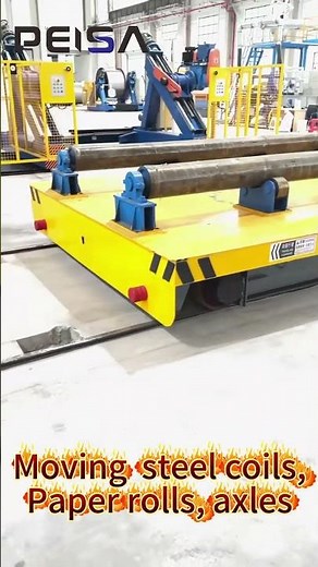 Cable Drum Powered Rail Transfer Cart 30 Tons