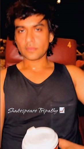 Shakespeare Tripathy📈 enjoying a break from his Filmshoot with a movie & some gastronomy