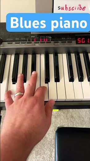 Blues piano made easy! #piano #pianolessons