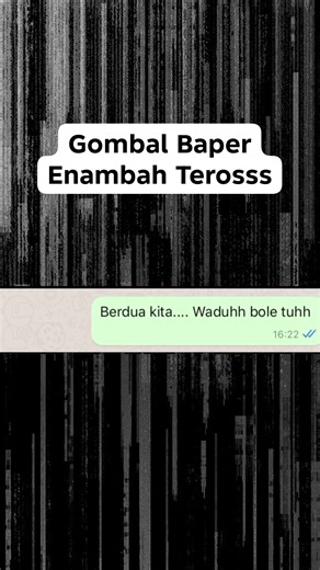 Chat wa seru gombal baper #fyp #baper #gombal | Bijak Channel