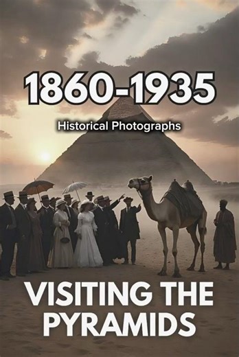 Rare Photos of the Great Pyramid (1860–1935) #egypt #history #photography