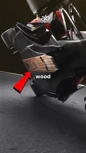 Why is there a wooden plank under F1 car? #shorts #f1