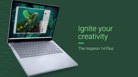 Dell Inspiron 14 Plus 7440 Laptop - 14.0-inch 16:10 2.2K (2240x1400) Display, Intel Core Ultra 7-155H, 16GB LPDDR5X RAM, 1TB SSD, Intel Arc Graphics, Windows 11 Home, Onsite Service - Ice Blue