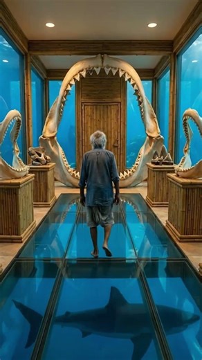 He hid from everyone underwater!🌊