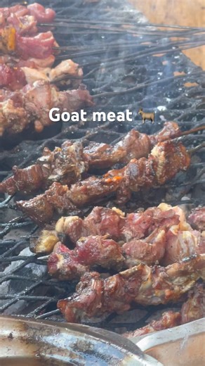 Best Street Food? 🍢 Grilled Goat Meat ✨