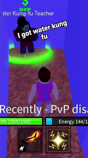 got water kung fu #roblox #shorts