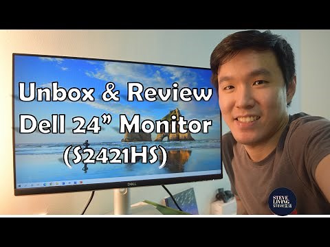 Dell 24" Height Adjustable Display Monitor | S2421HS | Unbox & Review | Work from home | Home office